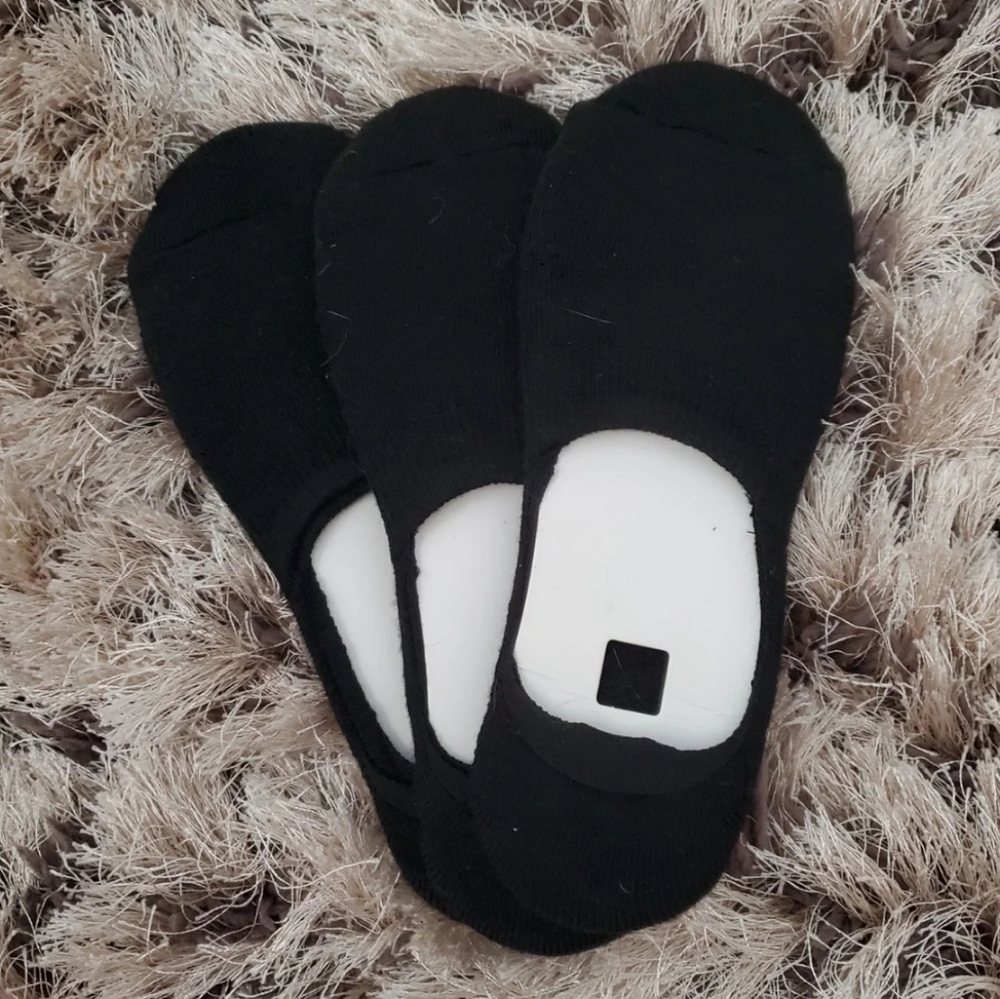 3 Pack No Show Liner Socks - Hanes 4-10